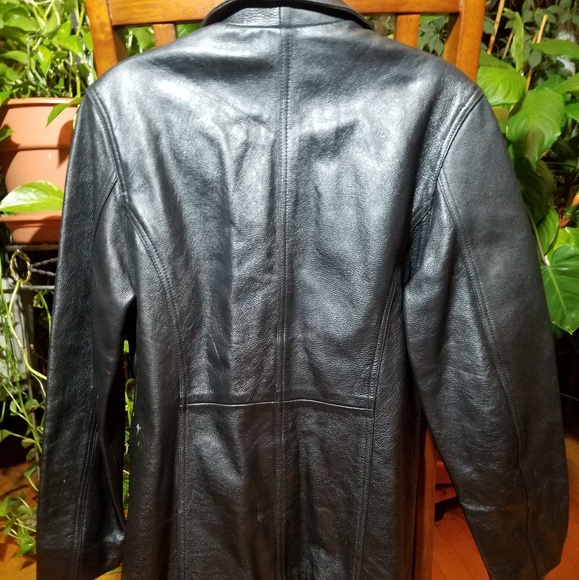 Black Wilson's leather jacket size Small - Picture 4 of 6